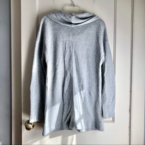 Grey Sparkle Cowl Neck Sweater - Picture 3 of 3